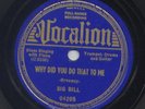 Pre-War BLUES Big Bill Vocalion 04205 Truckin Woman E