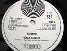 Black Sabbath PARANOID UK LP LARGE SPIRAL 1ST NMINT