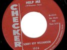 SONNY BOY WILLIAMSON blues 45 CHECKER “Help Me”