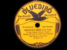 78RPM-GEORGE HALL-DOLLY DAWN-BLUEBIRD 6017-WEATHER MAN