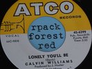 CALVIN WILLIAMS - Lonely You'll Be -  ATCO - 7'
