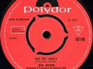 Rare Northern Soul;Ben Brown Ask The Lonely UK Polydor