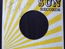 carl perkins hand - signed sun records sleeve 1996 NM