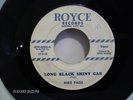 MIKE PAGE, RARE ROCKABILLY 45, ROYCE, BLACK SHINY CAR