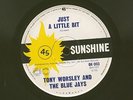 TONY WORSLEY THE BLUE JAYS JUST A LITTLE BIT OZ 45 60'S