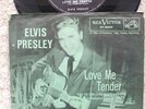 Elvis Presley-Love Me Tender-HTF USA 45+RARER GREEN PS