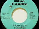 Deep Modern X-over Soul 45 J.P.ROBINSON on BLUE CANDLE
