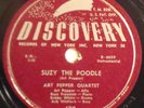 ART PEPPER QUARTET Suzy The Poodle DISCOVERY 78 170 BOP