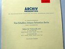 Bach Fournier Cello Suites 1&2 Archiv red Stereo M 1.ed