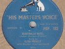 ELVIS PRESLEY - Heartbreak Hotel 78 rpm disc (A+ COND)