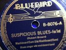WASHBOARD SAM BLUEBIRD 8076 BLUES 78 RPM V+/E-