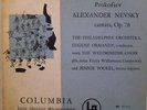 ANDY WARHOL ART COVER PROKOFIEV NEVESKY BLUE VERSION