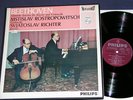 BEETHOVEN sonatas ROSTROPOVITCH RICHTER philips 2 lp