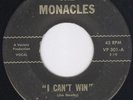 BACK FROM THE GRAVE   The Monacles   BLACK VINYL 