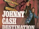 JOHNNY CASH 33 LP SIGNED   33 LP RECORD    RARE 