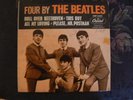 Four by the Beatles EAP 1-2121 45 RPM Record and sleeve