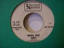 45 RPM N Soul  Marva Josie  Dont/I Love New York UA