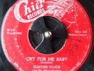 R&B Blues 45 ELMORE JAMES Cry For Me Baby on Chief
