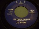 AD-LIBS -NEW YORK IN THE DARK - A.G.P. (45 RPM)