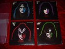 1978 MINT- UNPLAYED Set of 4 Kiss solo LP's + INSERTS