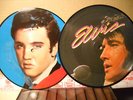 2 ELVIS Picture Record Disc Set  Exc. Baby I don't care