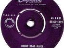 GENE VINCENT 1958 SINGLE - ROCKY ROAD BLUES