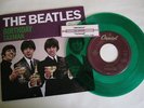 Beatles Green vinyl 45 Birthday w/ custom slv.