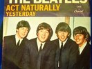 Beatles 45/sleeve Act Naturally/Yesterday NEAR MINT WOW
