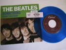 Beatles Blue vinyl 45 Something custom slv