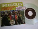 Beatles Clear vinyl 45 Sgt. Pepper custom slv