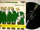 THE 5 ROYALES, ULTRA-RARE 1959 R&B Rock & Soul KING LP
