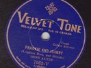 Gene Autry / Chick Bullock -VELVET TONE 7063-V - Frankie and Johnny & Infirmary