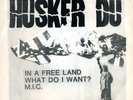7” Husker Du – In A Free Land EP hardcore unplayed
