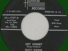 DUSTY OWENS & RODEO BOYS Hey Honey 45rpm Admiral 1957