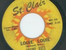 KILLER GARAGE -- SWAMP RATS   LOUIE LOUIE  b/w  HEY JOE