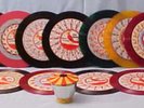Vintage Red Raven Movie Records w/ Magic Mirror  15pcs