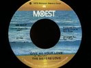 SISTERS LOVE on MOWEST give me your love DEEP FUNK 45