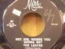 LEAVES HEY JOE WHERE YOU GONNA GO? 45 FULL TITLE RARE