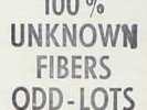 100% UNKNOWN FIBERS ODD LOTS - Private Psych LP NM
