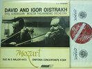 D & I Oistrakh MOZART Concertante - London CS 6377 WB