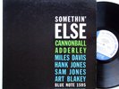 CANNONBALL ADDERLEY Somethin Else LP Blue Note 1595 RVG