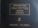 RARE SET 5 x 78 rpm COLUMBIA BEETHOVEN QUATUOR CAPET