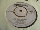 RARE 1966 UK Orig THE POETS 45 “BABY DON’T YOU DO IT