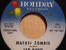 GARAGE jan davis WATUSI ZOMBIE /POOKY wild instrumental