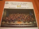 RARE FRENCH CVB  BRAHMS symphony n°1 CHARLES MUNCH  ED1