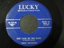 ZEKIE BROWNING -ROCKABILLY BLUES 45 -LUCKY LABEL # 0005