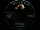 ELVIS PRESLEY 45 JUST BECAUSE RCA 47-6640 ORIGINAL NM