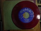 AMOS MILBURN Greyhound, Kiss Me Again Aladdin Red Vinyl