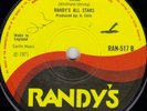 RANDY'S ALL STARS - WAR on  UK press RANDY's label   ??