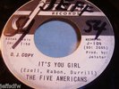 Rare Garage Five Americans Jetstar Its You Girl-Listen*